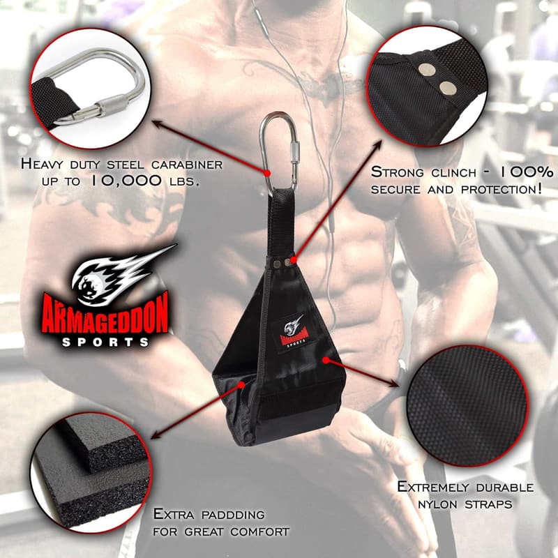Heavy-Duty Rip-Resistant Ab Slings for Fitness Training