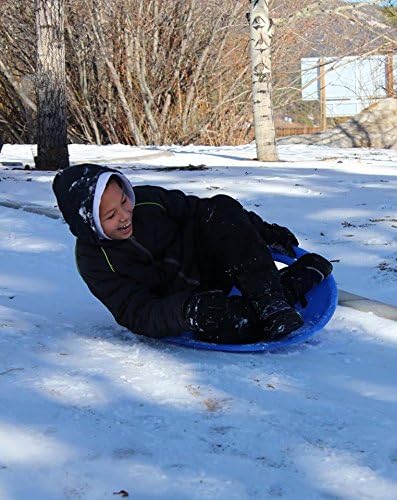Heavy-Duty Winter Sled with Handles for Outdoor Fun