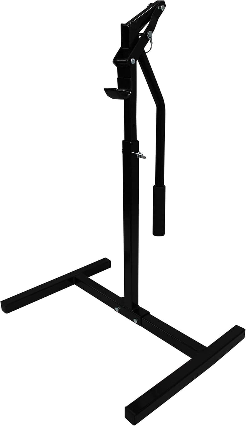 Heavy-Duty Lever Lift Stand for Garage or Workshop