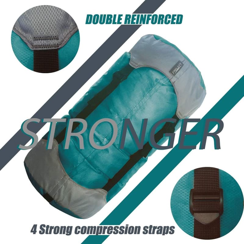 Ultralight Compression Stuff Sack for Camping & Hiking, 11-52L