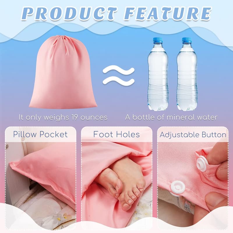 Self-Tan Sleep Sack - Breathable Tanning Sheet Protector for Travel