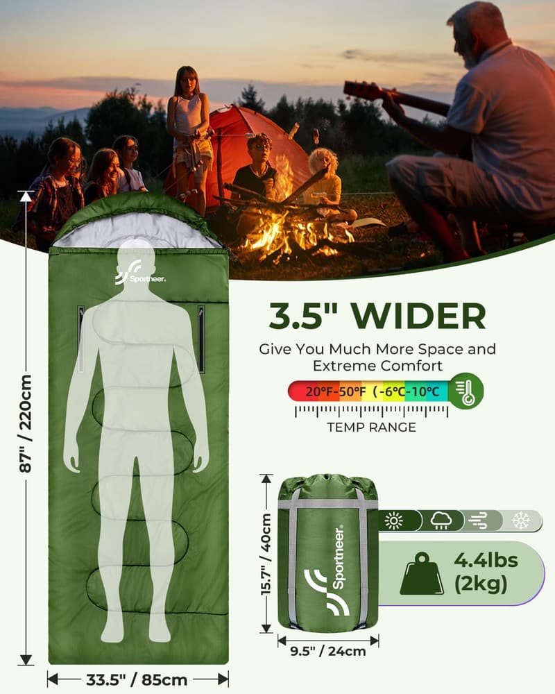 Wearable Waterproof Sleeping Bag for Adults & Kids