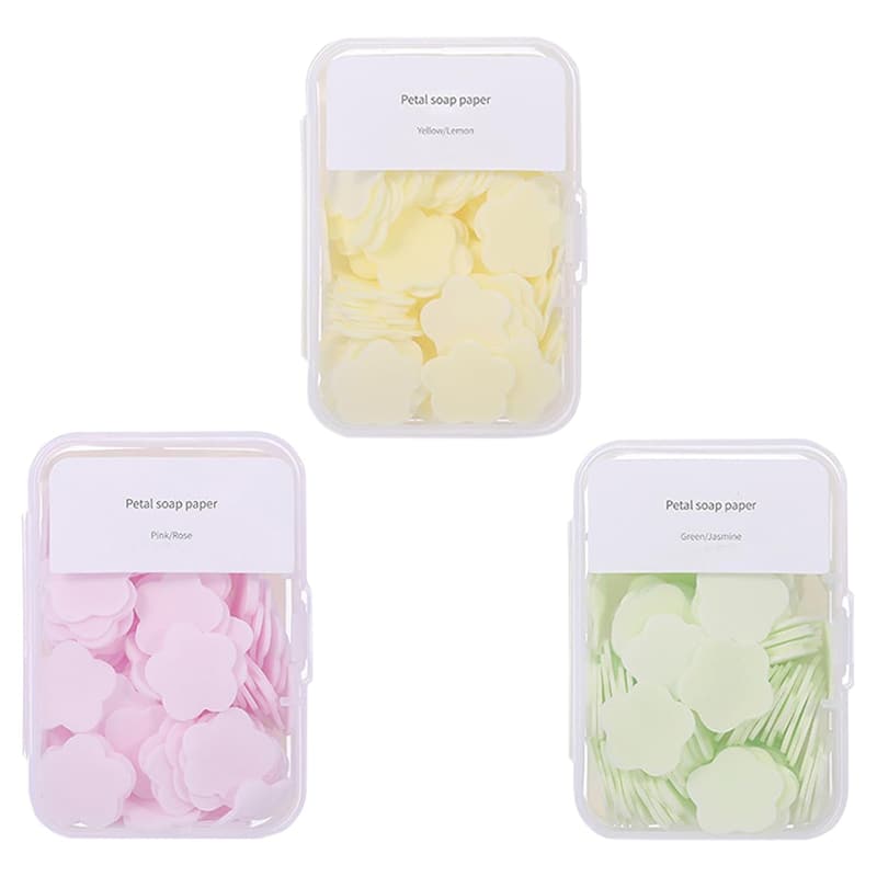 Portable Scented Soap Sheets - 300pcs for Camping & Travel