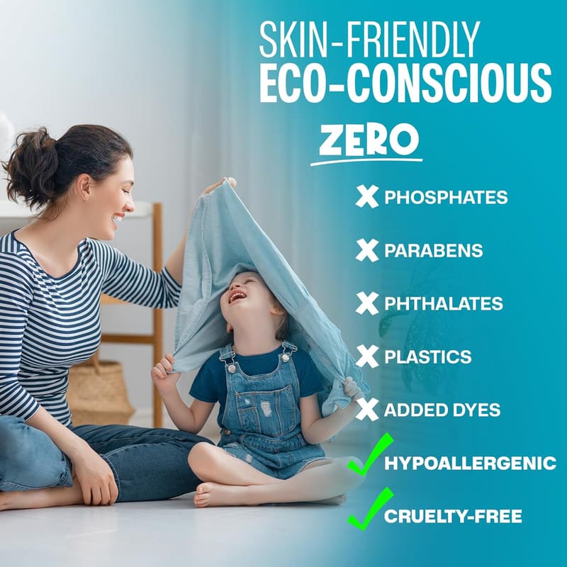 Eco-Friendly Laundry Detergent Sheets (200 Loads) - Fresh Linen