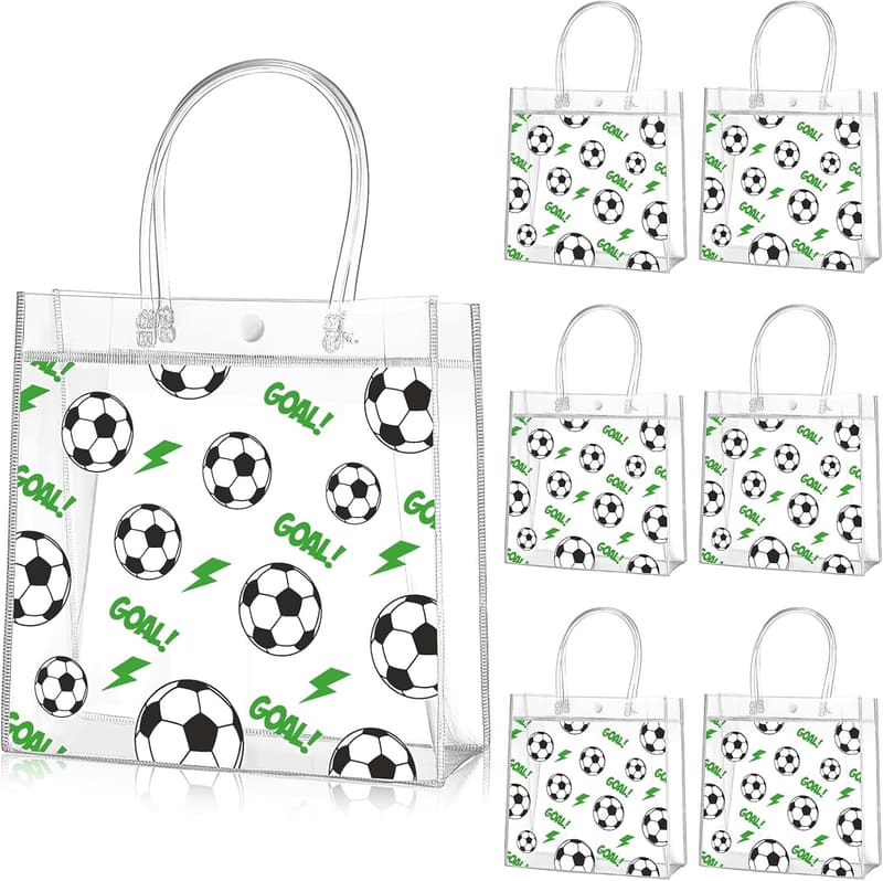 Soccer Party Goodie Bags - 20 Pack, PVC, Sport Theme
