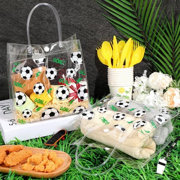 Soccer Party Goodie Bags - 20 Pack, PVC, Sport Theme