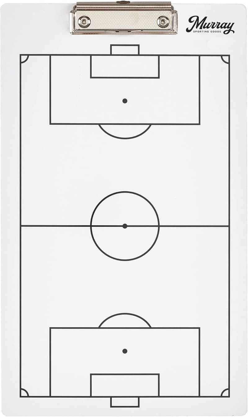 Double-Sided Dry Erase Clipboard for Coaches