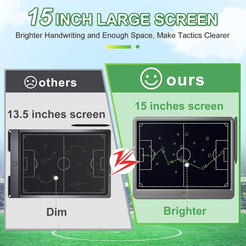 Premium Tactical Marker Board for Coaches - Large LCD Screen