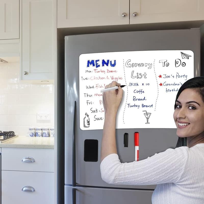 Magnetic Dry Erase Board for Fridge - 20