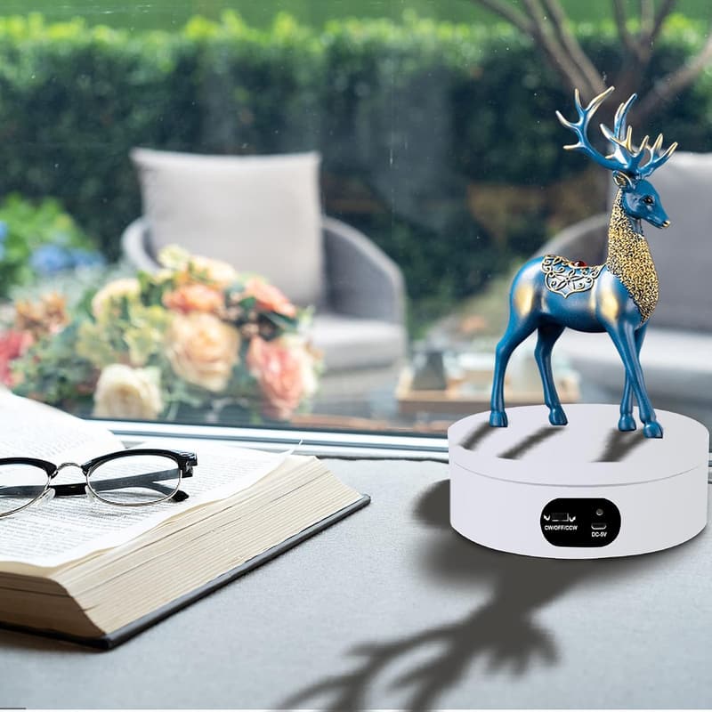 Motorized 360° Rotating Display Stand for Photography Products