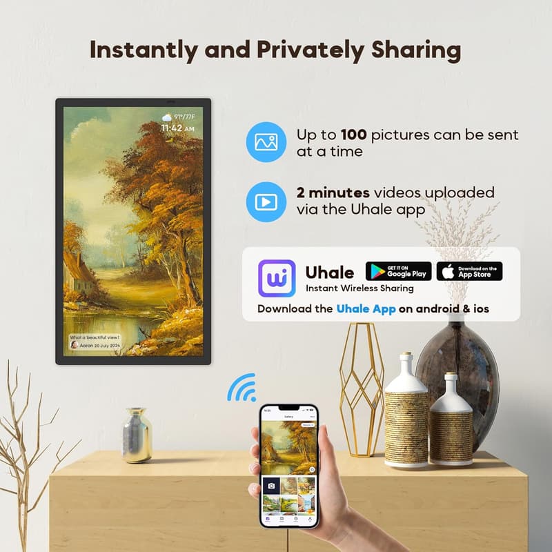 WiFi Digital Picture Frame, 21.5
