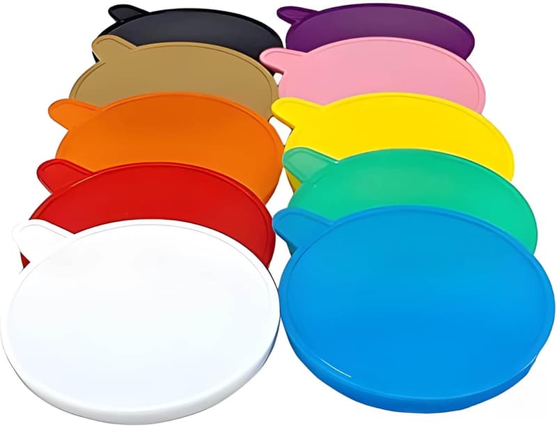 Assorted Can Lid Covers - 12 Pack