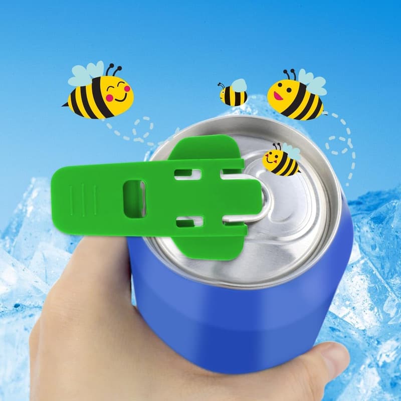 6-Pack Colorful Easy Can Openers and Beverage Shields