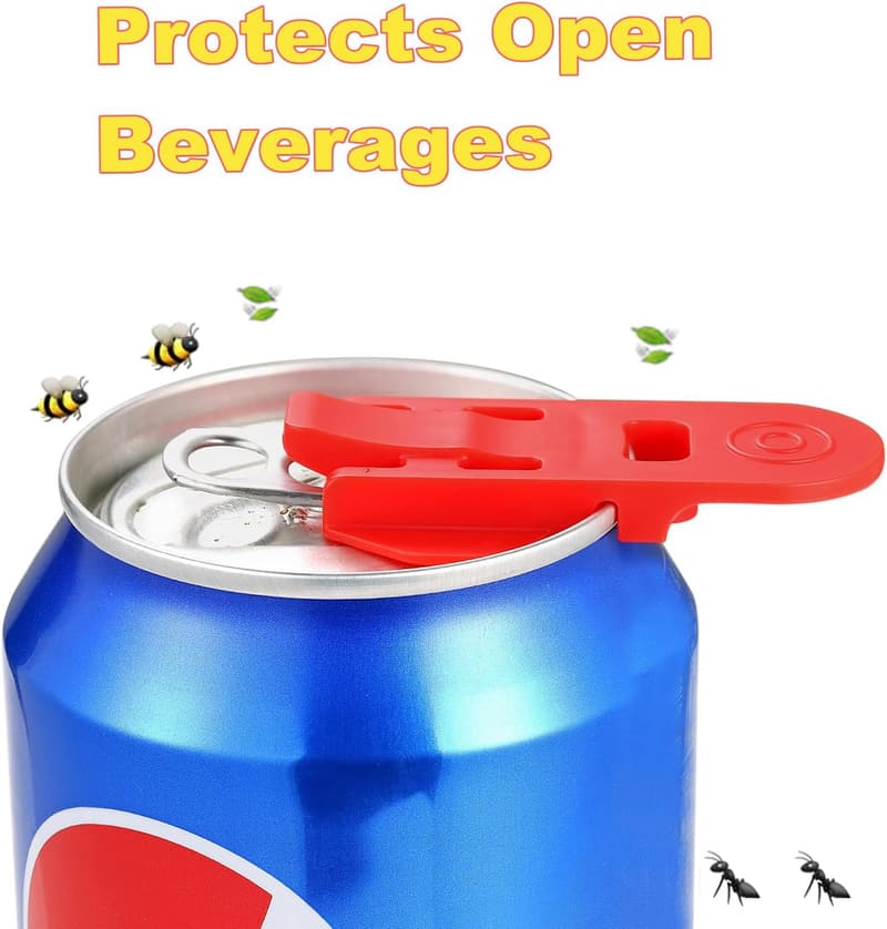 Colorful 6-Pack Manual Can Openers & Beverage Covers