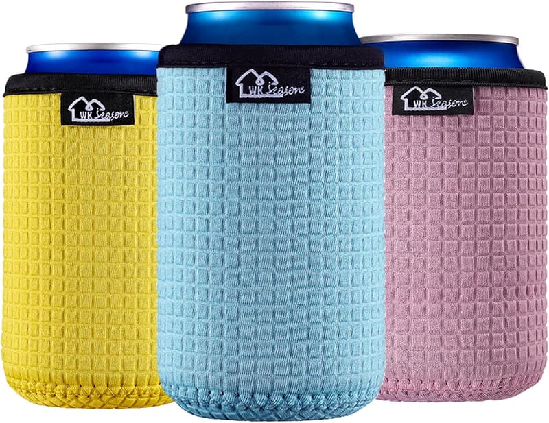 Neoprene Can Sleeves 3-Pack for Beer & Beverages
