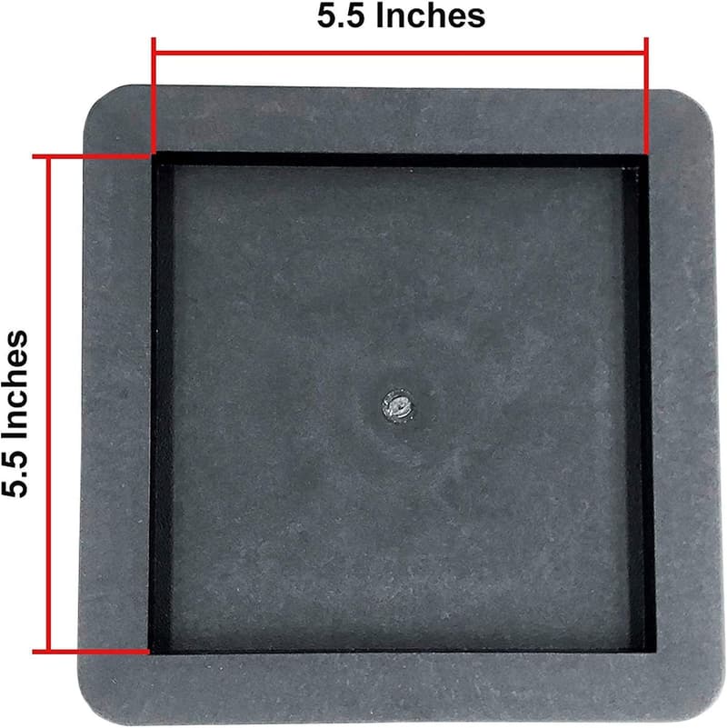 Heavy-Duty 5-Inch Bed Risers for Additional Storage (4-Pack)