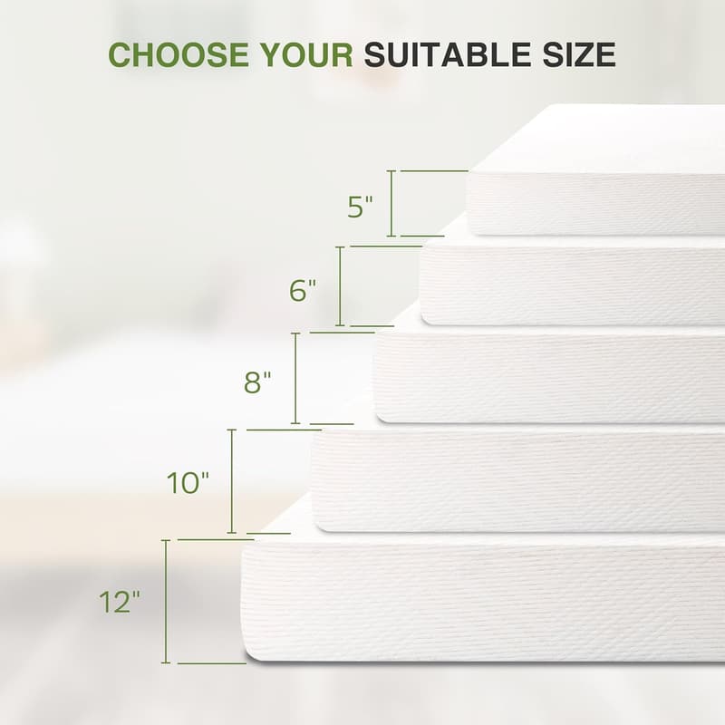 6-Inch Twin Memory Foam Mattress in a Box for Kids