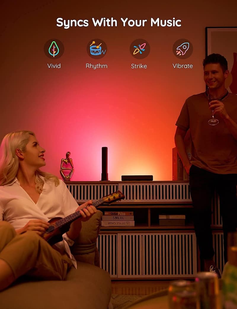 Govee Smart LED Light Bars - RGBICWW WiFi Backlights for Gaming