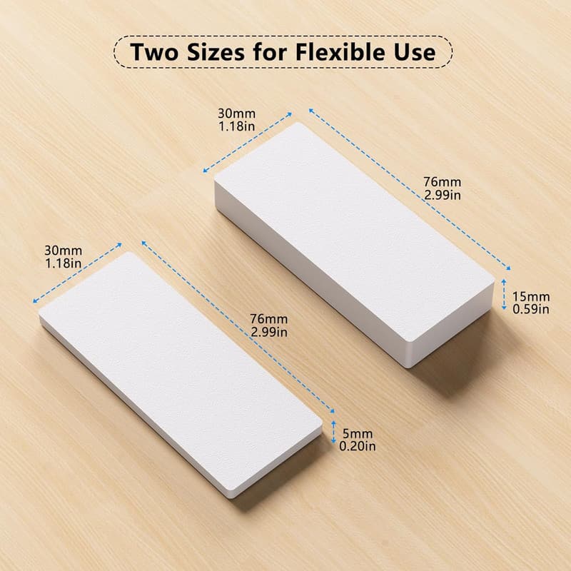 18pcs Anti-Vibration Bed Headboard Stoppers, Foam Wall Protectors