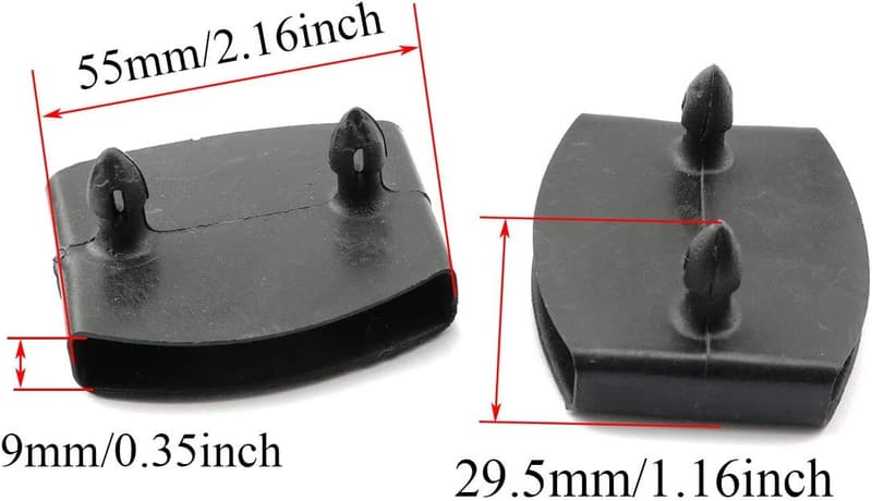 Bed Slat Caps - 10pcs Plastic Holders for Wooden Beds