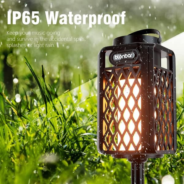 Bluetooth Waterproof Outdoor Speakers with Torch Light for Couples