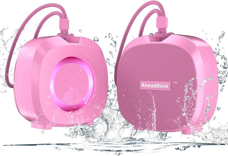Portable Bluetooth Speaker with IPX5 Waterproof and RGB Lights