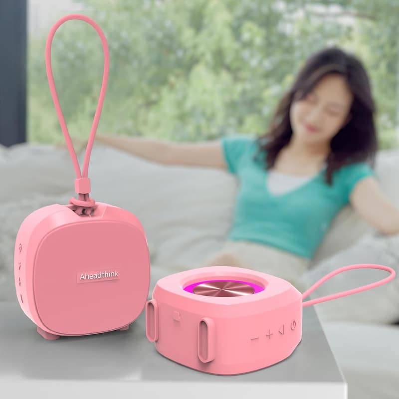Portable Bluetooth Speaker with IPX5 Waterproof and RGB Lights