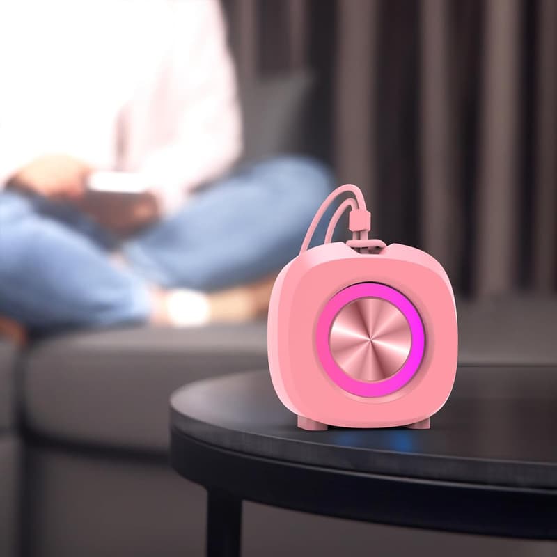 Portable Bluetooth Speaker with IPX5 Waterproof and RGB Lights