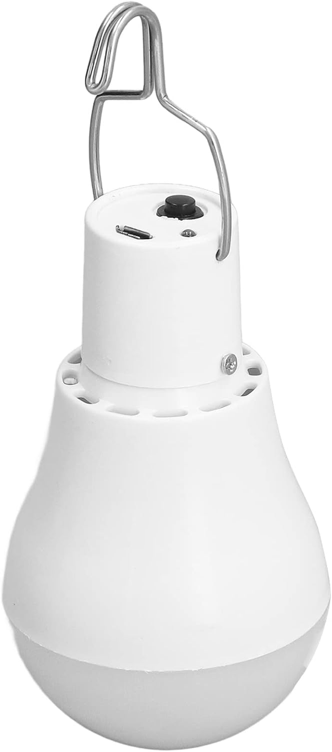 Solar LED Light Bulb with Sensing Button for Camping and Emergencies