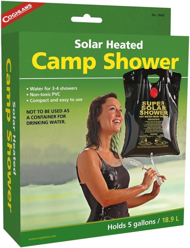 Portable Solar-Heated Outdoor Shower Bag for Camping