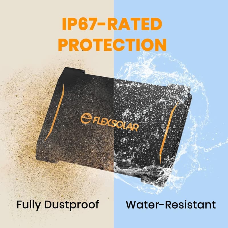 40W Foldable Solar Charger – Waterproof for Camping & Hiking