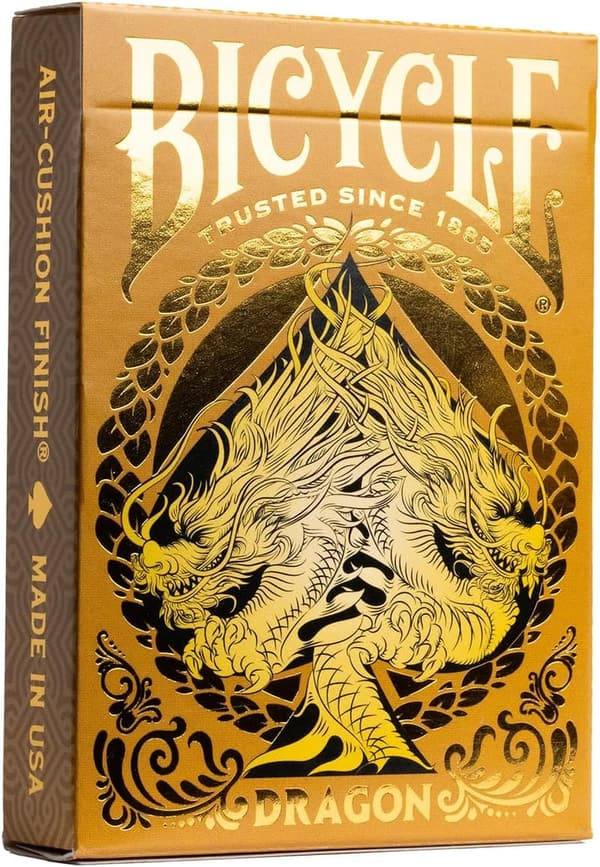 Bicycle Gold Dragon Foil Premium Playing Cards - 1 Deck