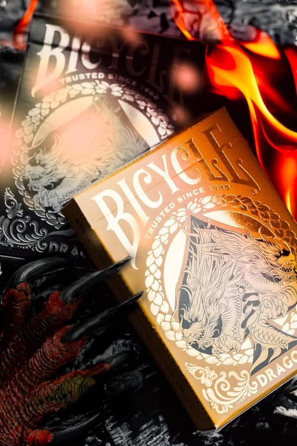 Bicycle Gold Dragon Foil Premium Playing Cards - 1 Deck