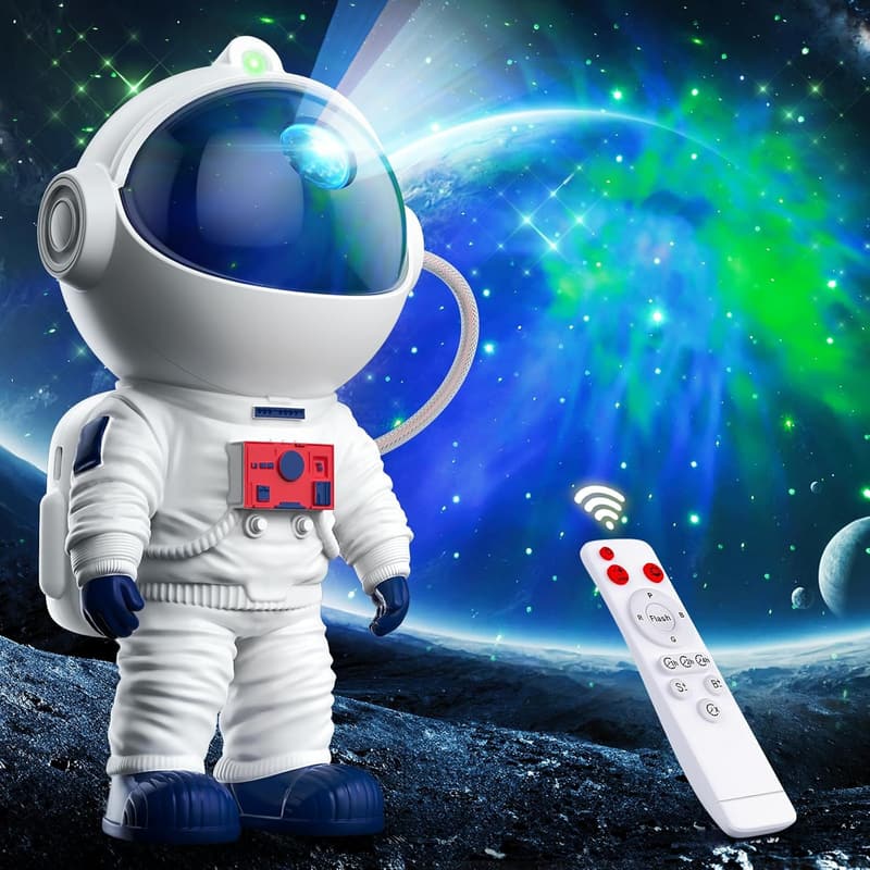 Galaxy Projector with Timer & Remote - LED Night Light for Kids