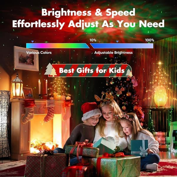 Galaxy Projector with Timer & Remote - LED Night Light for Kids