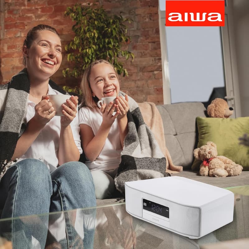 Premium AIWA Exos Home Speaker with CD Player & Bluetooth