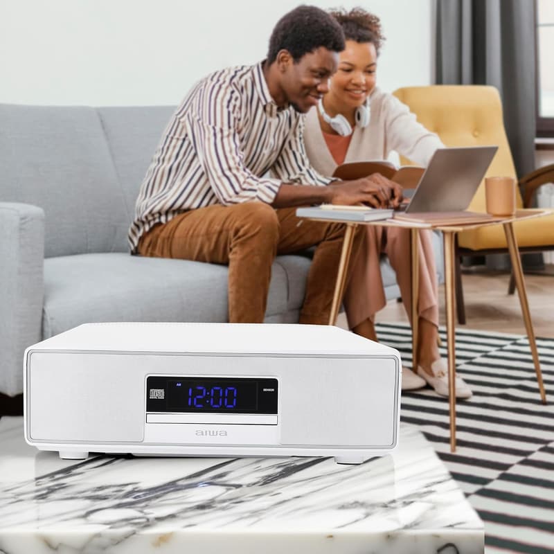 Premium AIWA Exos Home Speaker with CD Player & Bluetooth