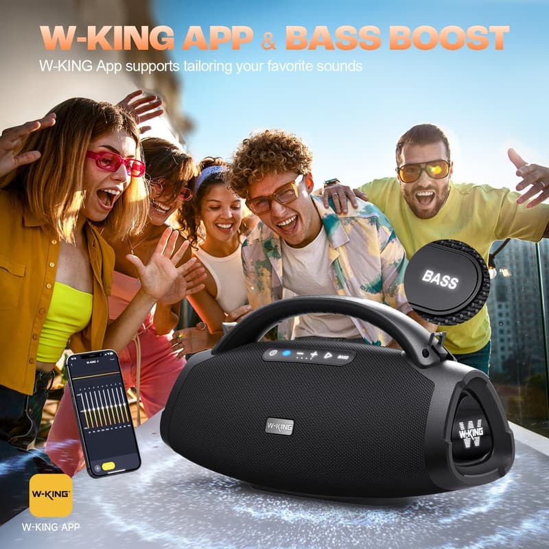 Portable 300W Waterproof Party Speaker with Massive Bass