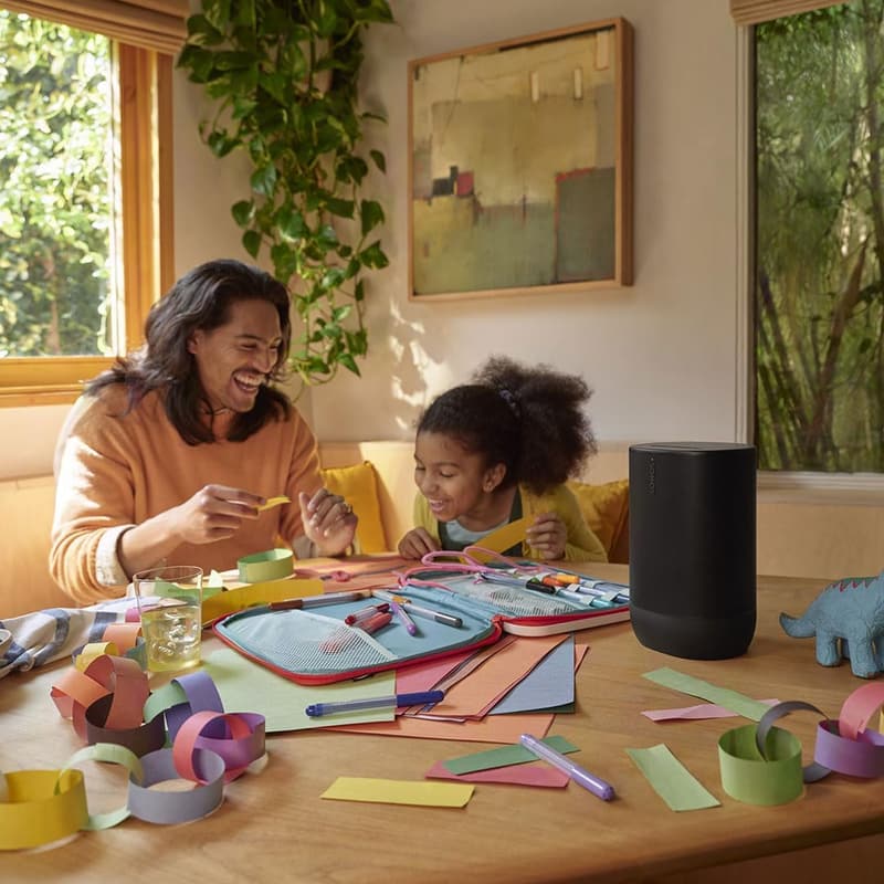 Sonos Move - Battery-Powered Smart Speaker with Alexa - Black