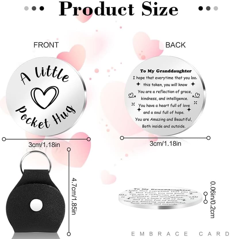 2025 Graduation Pocket Hug Token for Men and Women