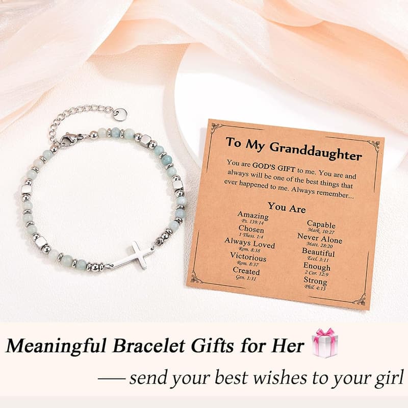 Christian Cross Bracelet for Women - Perfect Gift for Daughters and Sisters