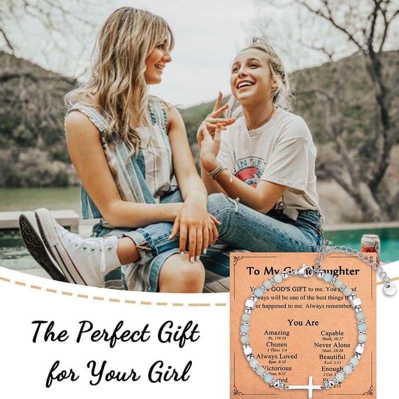 Christian Cross Bracelet for Women - Perfect Gift for Daughters and Sisters
