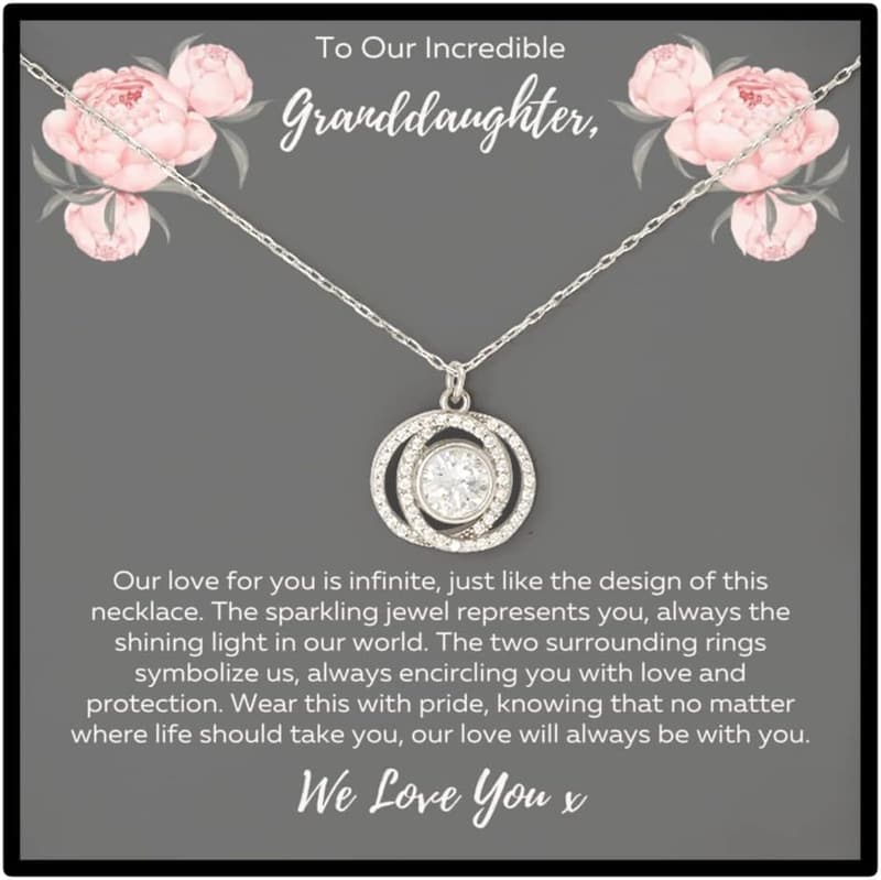 Sterling Silver Necklace Gift for Granddaughter