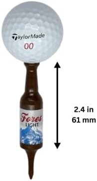Novelty Golf Gift: 6 Pack Unbreakable Beer Bottle Tees