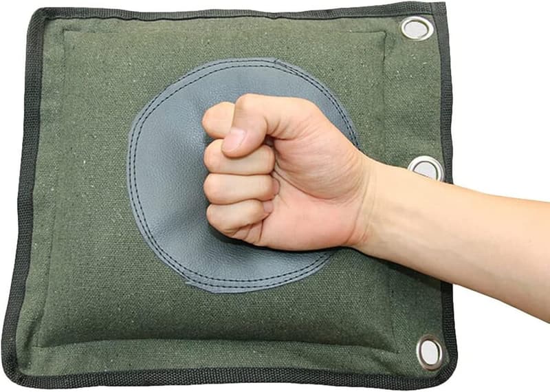 Wing Chun Kung Fu Wall Bag - Canvas & Leather Training Equipment