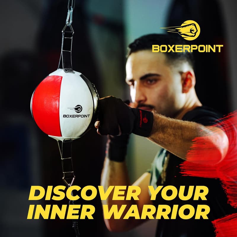 Durable PU Leather Double Ended Punching Bag for Boxing