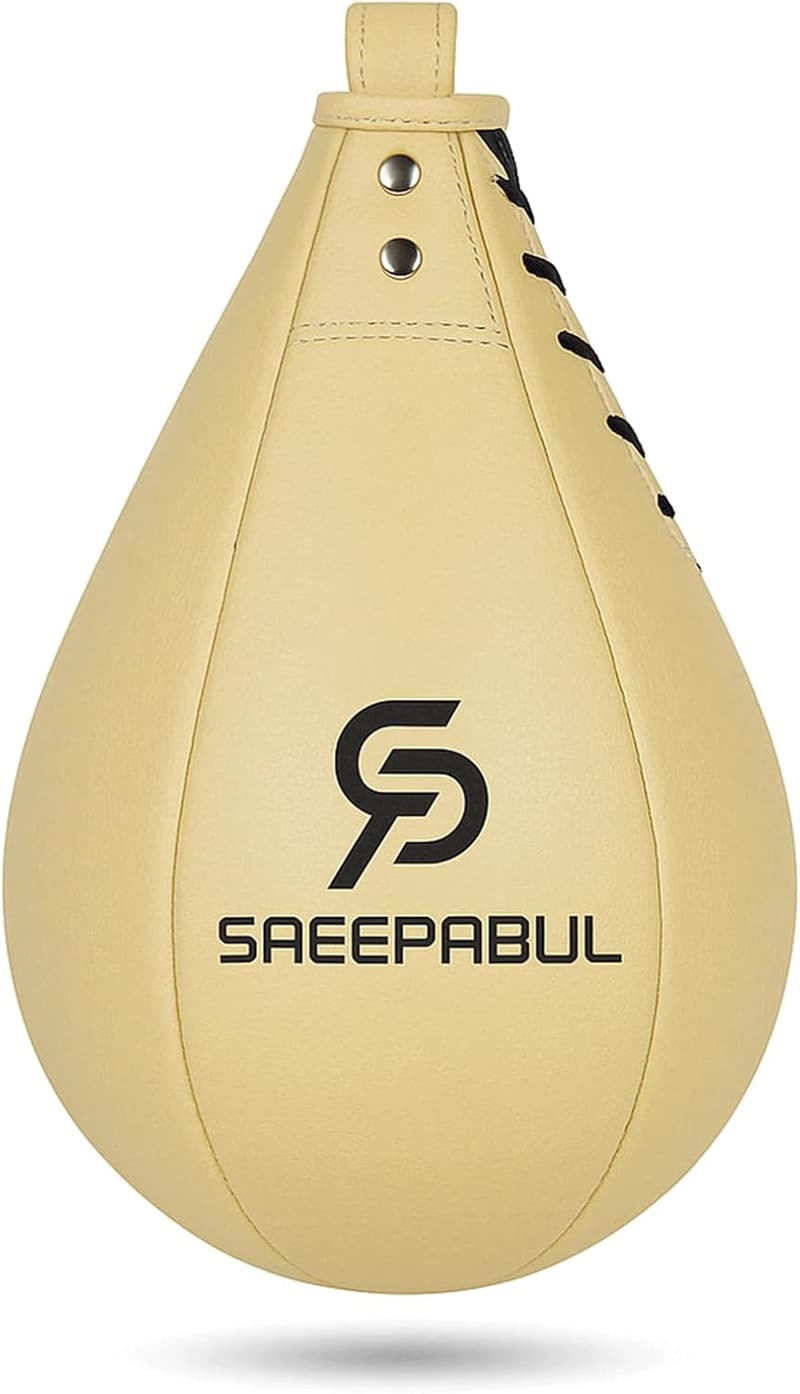 Pear-Shaped Speed Bag for Boxing Training - PU Leather