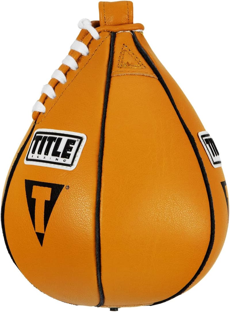 TITLE Boxing Yellow Super Speed Bag, 5