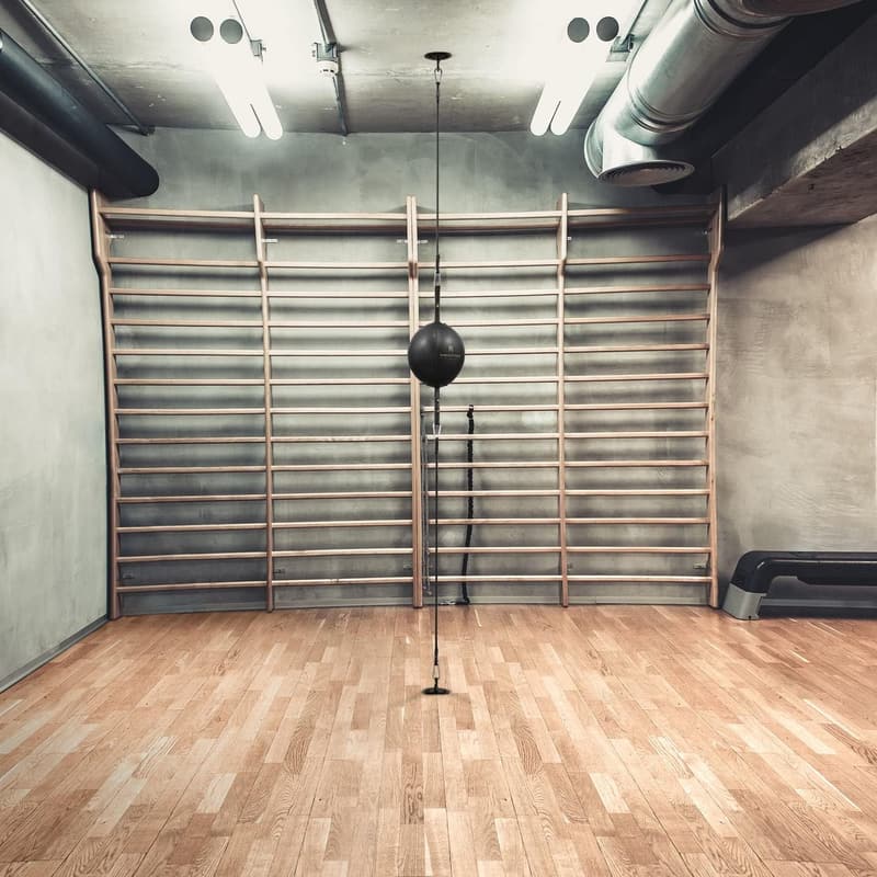 Meister Double-End Leather Speed Bag with Bungees