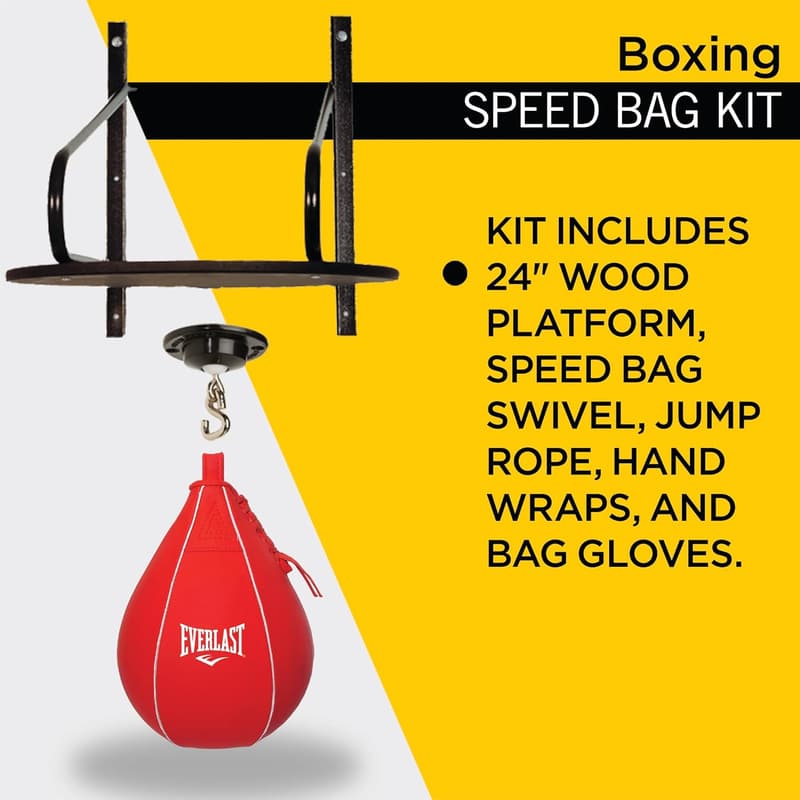Speed Bag Set - 6-Piece Everlast Training Kit
